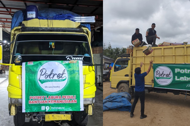 Tembus Daerah Terpencil! Potret Labura Gandeng Bupati Hendriyanto Sitorus Salurkan Bantuan Kemanusiaan kepada Korban Bencana