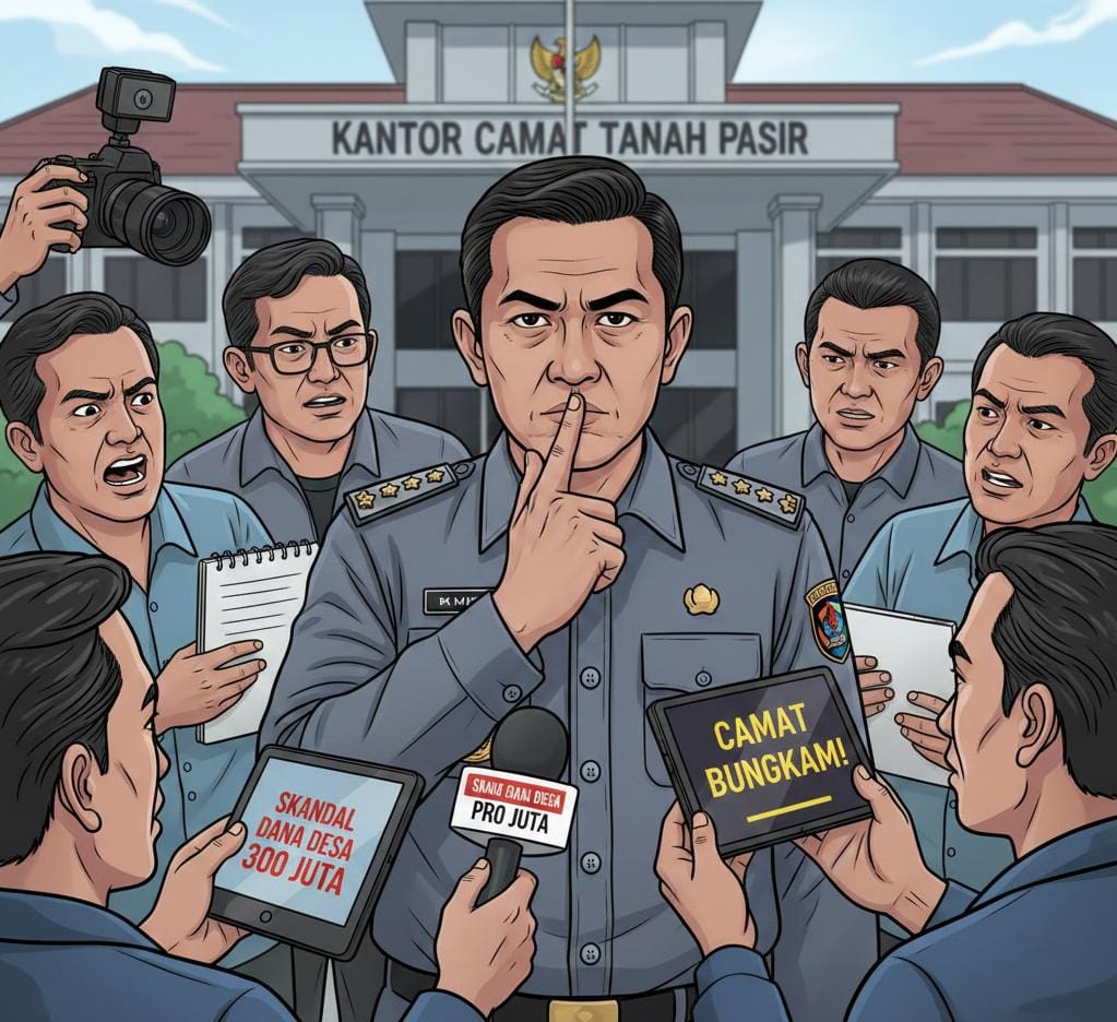 Camat Tanah Pasir Bungkam, Skandal Rp300 Juta Dana Desa Prie Jadi Tanya: Monev Hanya Seremonial?