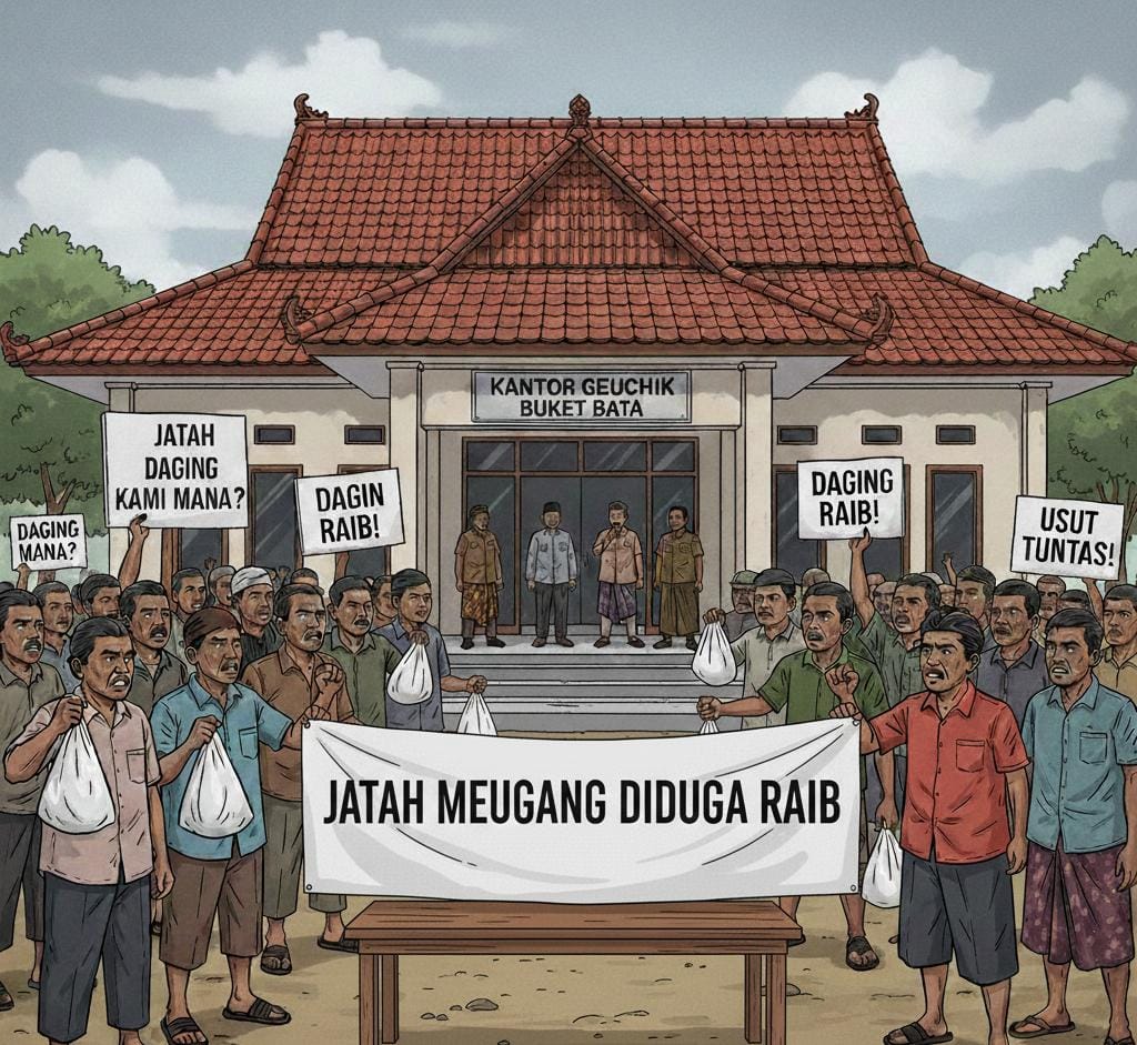 Duka Ganda Korban Banjir Aceh Timur: Dijanjikan 3 Ons, Jatah Daging Meugang Warga Buket Bata Diduga Raib