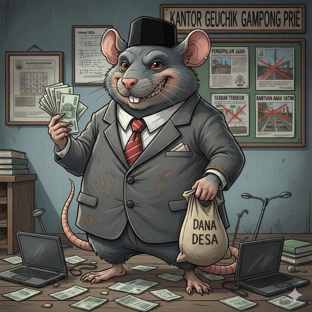 Fantastis! Dana Desa Prie Tanah Pasir Diduga Ditilap Rp 300 Juta Lebih: Dari Hak Anak Yatim hingga Gaji Tuha Peuet Lenyap?