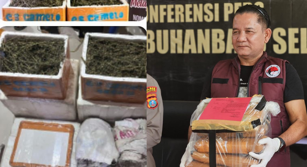 Kasat Narkoba Labusel Memang Beda! Borong Tangkapan Ganja, Pemuda Persis Kasih Dua Jempol!