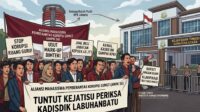 Unjuk Rasa di Kejatisu, Mahasiswa Desak Pemeriksaan Kadisdik Labuhanbatu Terkait Dugaan Korupsi